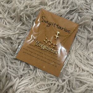 NWT Pack of three zodiac sign necklace